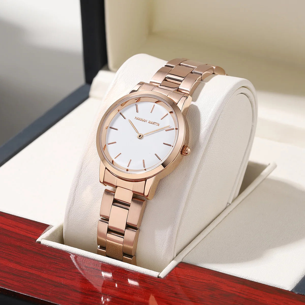 2023 New Japan Quartz Pearl Oyster Jade Stone White Shell Waterproof Women's Classic Stainless Steel Wristwatch