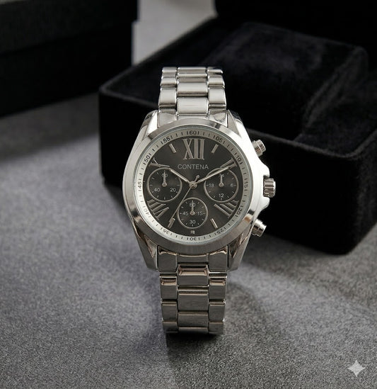 Geneva Elegant Stainless Steel Mesh Watch for Women • Waterproof Design
